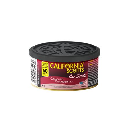 Autóillatosító konzerv, 42 g, CALIFORNIA SCENTS Concord Cranberry