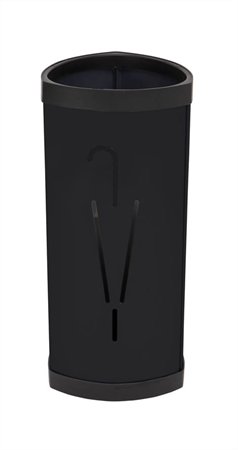Esernyőtartó, fém, ALBA Tria2, fekete