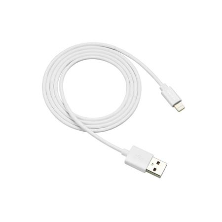 USB kábel, USB - Lightning (Apple), 1m, CANYON MFI-1, fehér