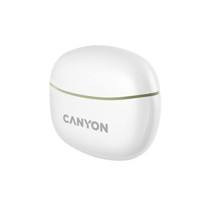 Fülhallgató, TWS vezeték nélküli, Bluetooth 5.3, CANYON TWS-5, zöld