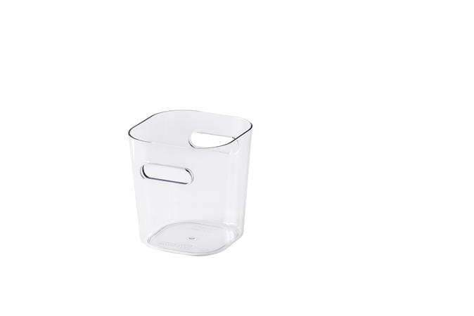 Műanyag tárolódoboz, 0,6 liter, SMARTSTORE Compact Clear Mini, átlátszó