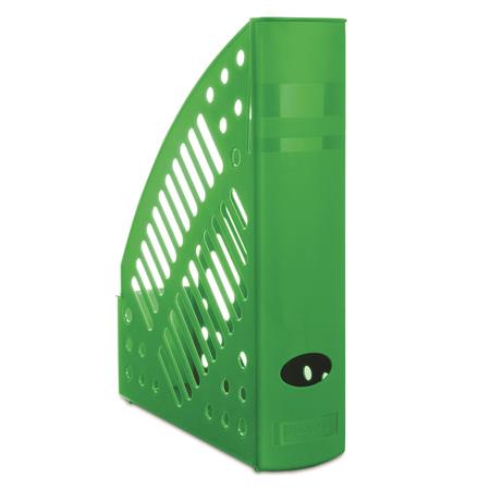 Iratpapucs, műanyag, 70 mm, DONAU, zöld