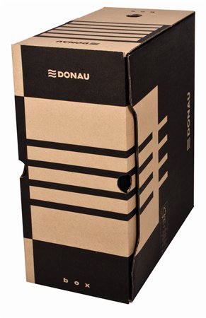 Archiválódoboz, A4, 155 mm, karton, DONAU, natúr