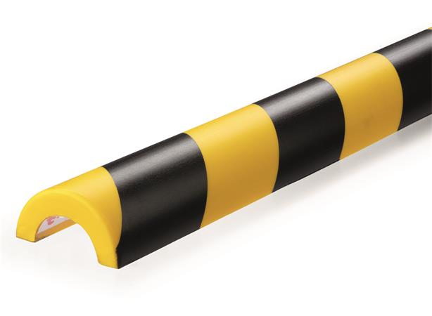 Csővédő profil, DURABLE P30, sárga-fekete
