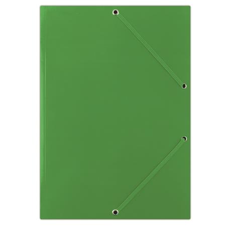 Gumis mappa, karton, A4, DONAU Standard, zöld