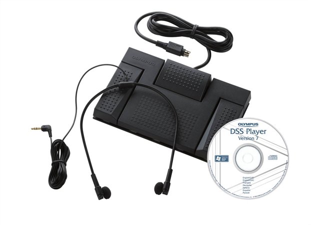 Átjátszó készlet (lábpedál,fülhallgató, DSS Player Standard átírómodul), OLYMPUS AS-2400
