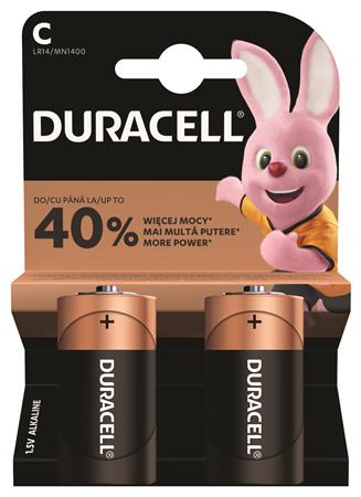 Elem, C baby, 2 db, DURACELL Basic