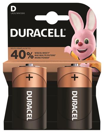 Elem, D góliát, 2 db, DURACELL Basic