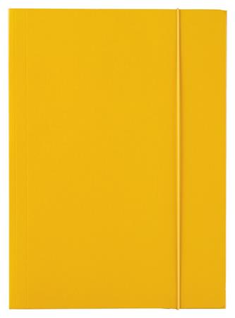 Gumis mappa, 15 mm, karton, A4, ESSELTE Economy, sárga