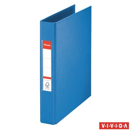 Gyűrűs könyv, 2 gyűrű, 42 mm, A5, PP, ESSELTE Standard, Vivida kék