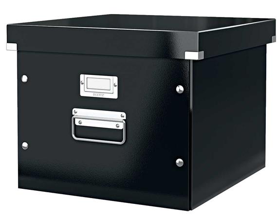 Irattároló doboz, függőmappának, LEITZ Click&Store, fekete