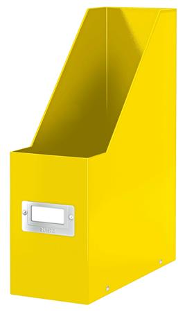 Iratpapucs, PP/karton, 95 mm, LEITZ Click&Store, sárga