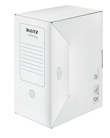 Archiválódoboz, A4, 150 mm, LEITZ Infinity, fehér