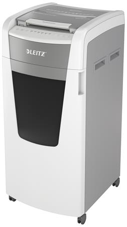Leitz IQ AutoFeed Office 600 P5 automata iratmegsemmisítő | 2x15 mm mikrokonfetti | 600 lap | 110l kosár