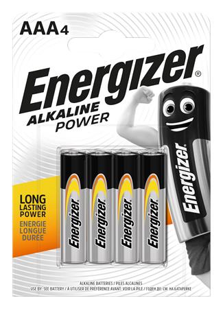 Elem, AAA mikro, 4 db, ENERGIZER Alkaline Power