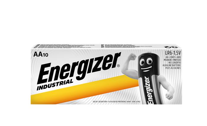 Elem AA ceruza, 10 db, ENERGIZER Alkaline Power Industrial