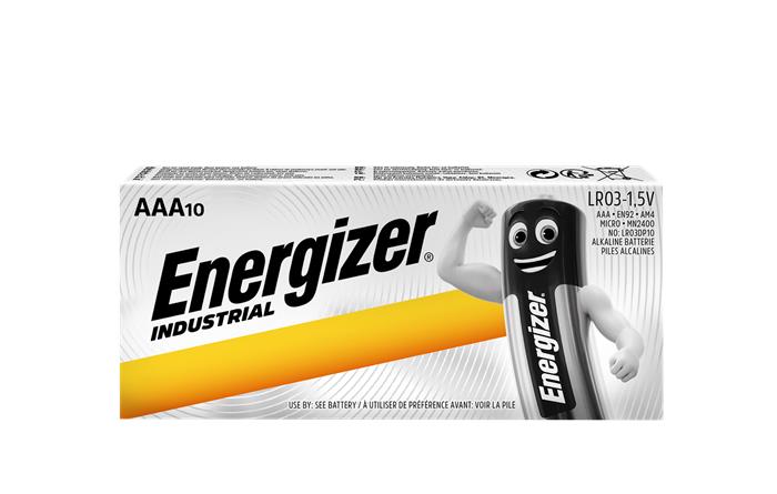 Elem AAA mikro, 10 db, ENERGIZER Alkaline Power Industrial