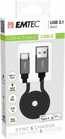 USB kábel, USB-A - USB-C 3.1Gen2, EMTEC T700CU3