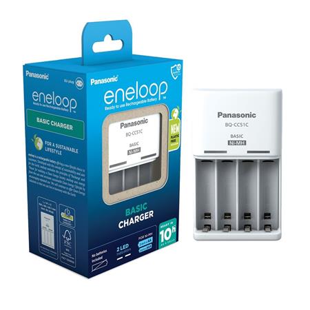 Elemtöltő, AA/AAA, PANASONIC Eneloop