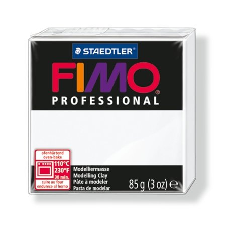 Gyurma, 85 g, égethető, FIMO Professional, fehér