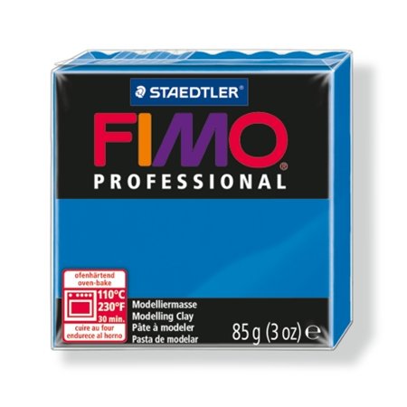 Gyurma, 85 g, égethető, FIMO Professional, kék