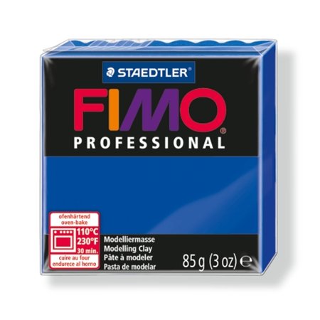 Gyurma, 85 g, égethető, FIMO Professional, ultramarin