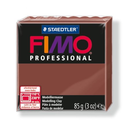 Gyurma, 85 g, égethető, FIMO Professional, csokoládé