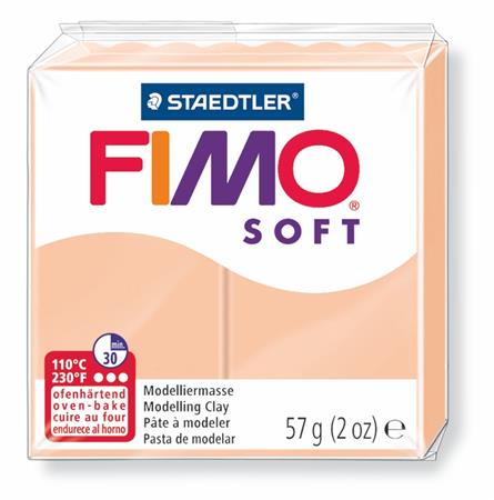 Gyurma, 57 g, égethető, FIMO Soft, bőrszín