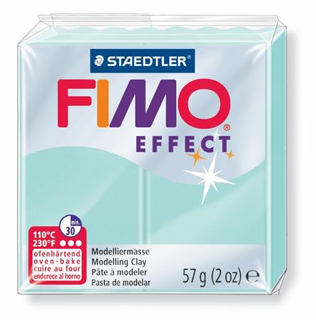 Gyurma, 57 g, égethető, FIMO Soft, pasztellmenta