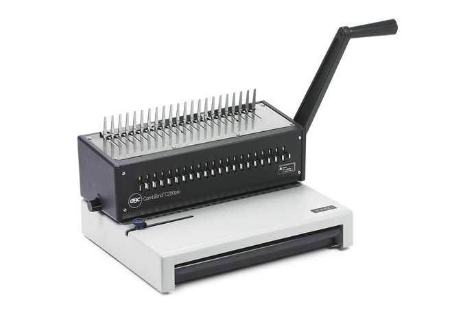 GBC CombBind C250Pro spirálozógép | műanyag spirálkötéshez | manuális | 450 lap