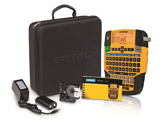 Elektromos feliratozógép, DYMO Rhino 4200 készlet táskában