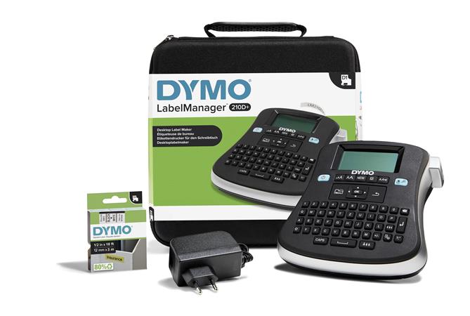 Elektromos feliratozógép,  DYMO LM 210D készlet táskában