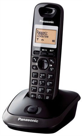 Telefon, vezeték nélküli, PANASONIC KX-TG2511HGT, fekete