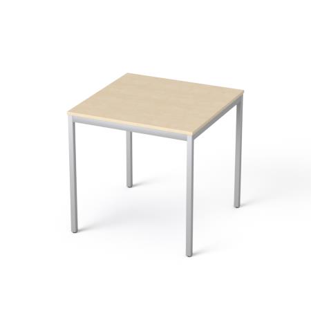 Általános asztal fémlábbal, 75x75 cm, MAYAH Freedom SV-37, juhar