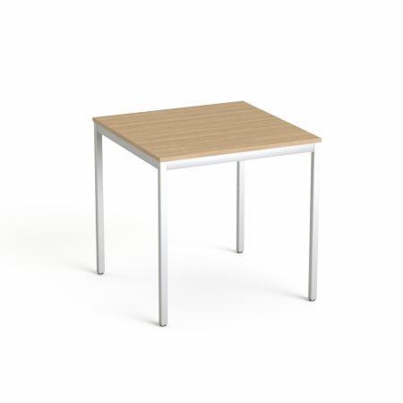 Általános asztal fémlábbal, 75x75 cm, MAYAH Freedom SV-37, kőris