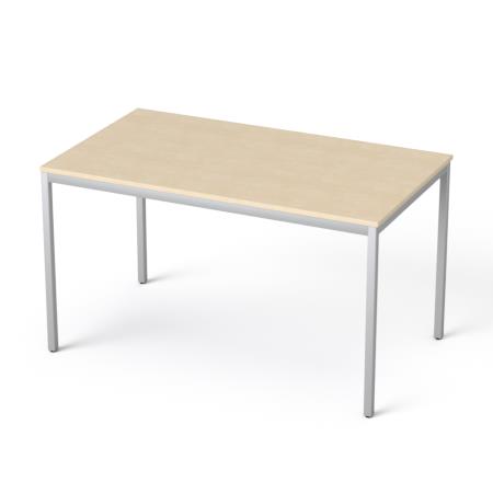 Általános asztal fémlábbal, 75x130 cm, MAYAH Freedom SV-38, juhar