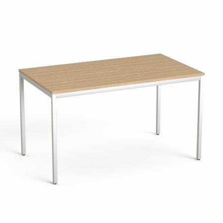 Általános asztal fémlábbal, 75x130 cm, MAYAH Freedom SV-38, kőris
