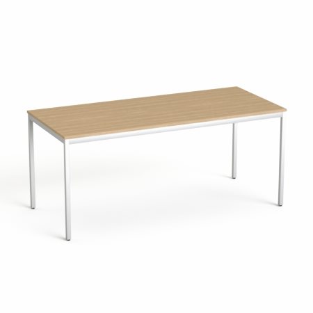 Általános asztal fémlábbal, 75x170 cm, MAYAH Freedom SV-40, kőris
