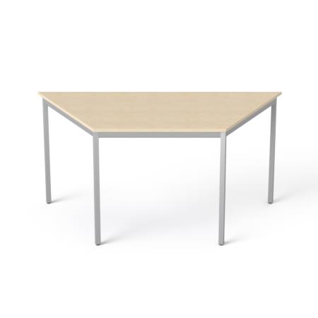 Általános asztal fémlábbal, trapéz alakú, 75x150/75 cm, MAYAH Freedom SV-41, juhar