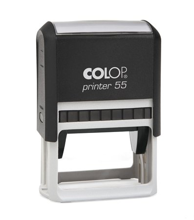 Bélyegző, COLOP, Printer 55, kék cserepárnával