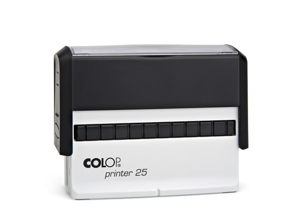 Bélyegző, COLOP Printer 25, kék párnával