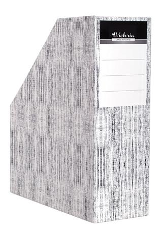 Iratpapucs, karton, 90 mm, VICTORIA OFFICE, Textil