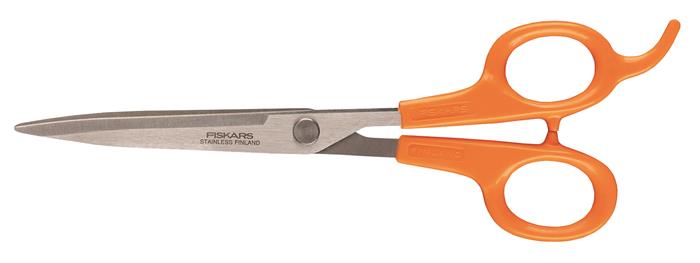 Hajvágó olló, 17 cm, FISKARS Classic, narancssárga