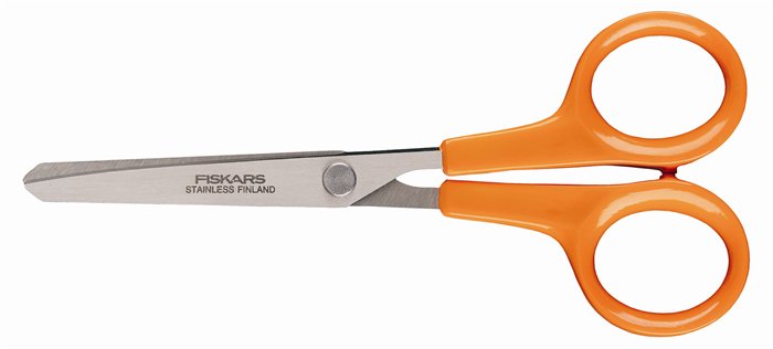 Olló, barkács, 13 cm, FISKARS Classic, narancssárga