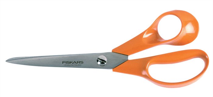 Olló, általános, 21 cm, FISKARS Classic narancssárga