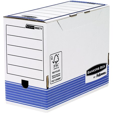 Archiválódoboz, 150 mm, BANKERS BOX® SYSTEM by FELLOWES®, kék