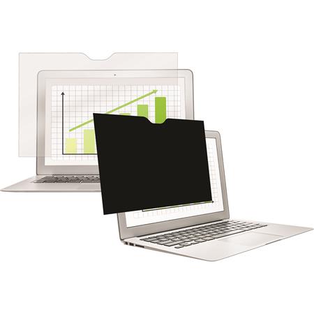 Monitorszűrő, betekintésvédelemmel, 352x230 mm, 15, 16:10, MacBook Pro készülékhez, FELLOWES PrivaScreen™, fekete