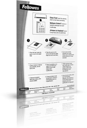 Fellowes A4 hordozó- és tisztítókarton lamináláshoz | 10 db