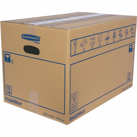 Költöztető doboz, 35x35X55 cm, FELLOWES SmoothMove™ Everyday