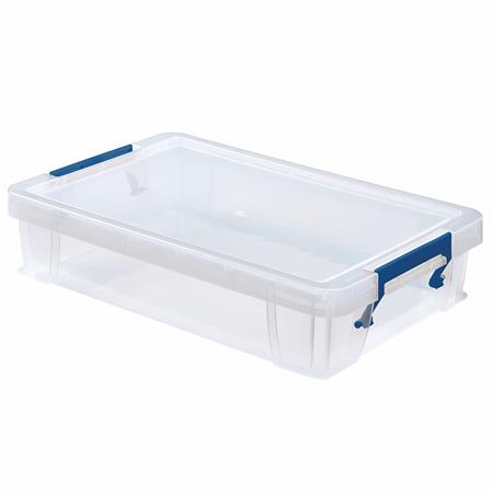 Műanyag tároló doboz, átlátszó, 5,5 liter, FELLOWES, ProStore™